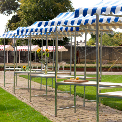 Blue Folding Market Stand