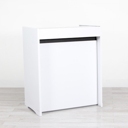 1m Straight Bar - White