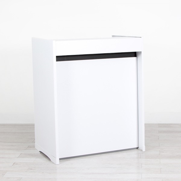 1m Straight Bar - White