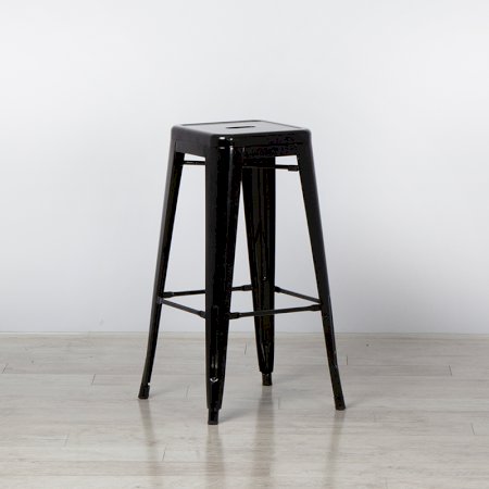 Black Tolix Style Bar Stool