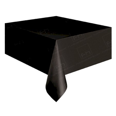 1830mm Rectangular Table Cloth - Black