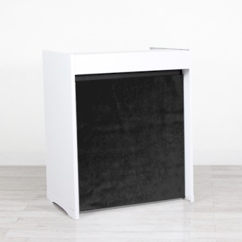 1m Straight Bar - White