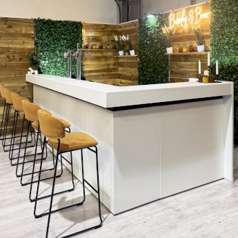 Corner Bar Section - White