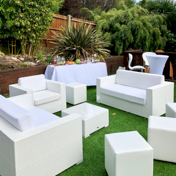 Silver White Party Package