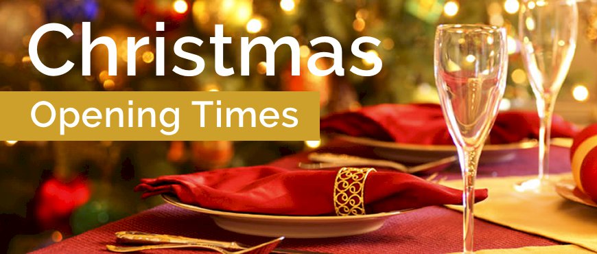 Christmas Opening Times